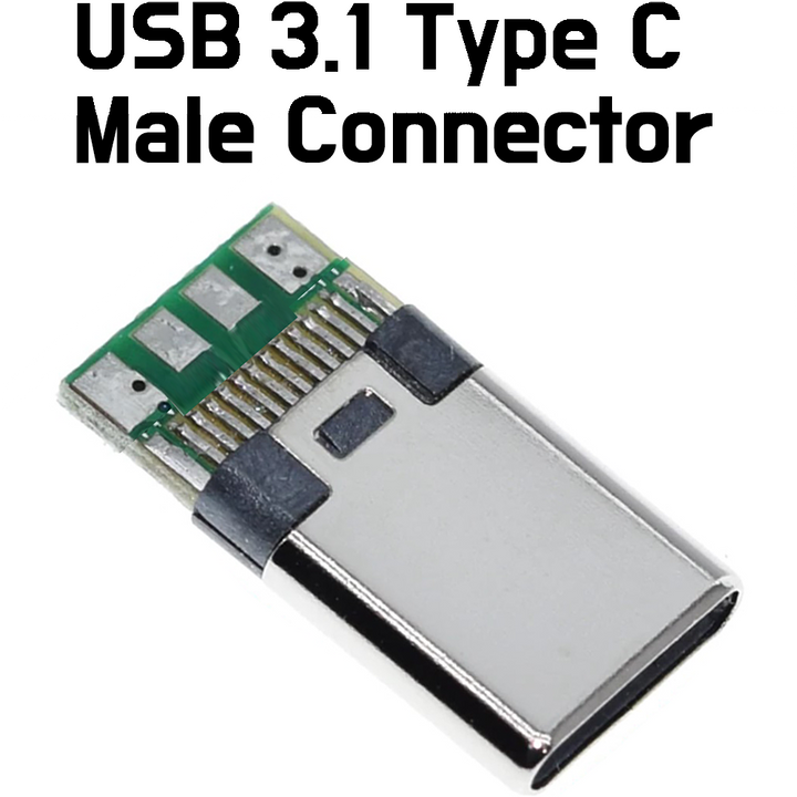 USB Breakout - USB 3.1 Type C Socket Breakout - Female & Male