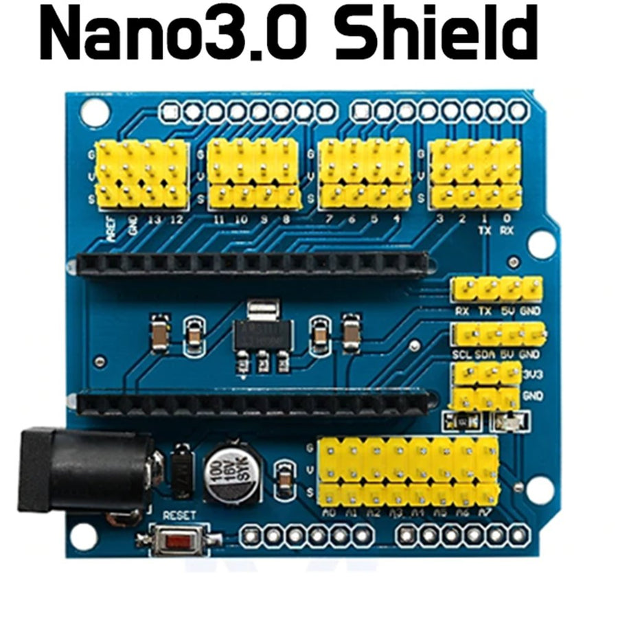 Arduino Nano 3.0 Prototype Shield I/O Expansion Board (Blue) - ePartners