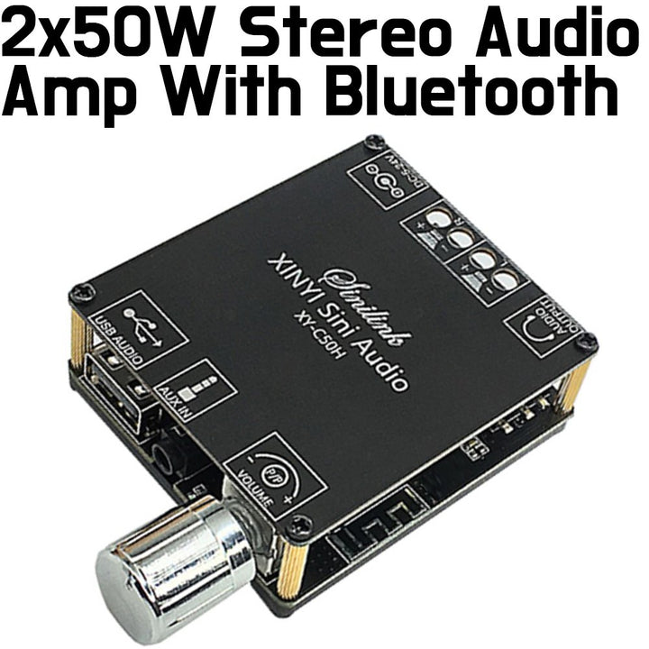 Audio Amplifier - Bluetooth 5.0 100W Audio Amplifier Stereo Board - 2x50W - ePartners