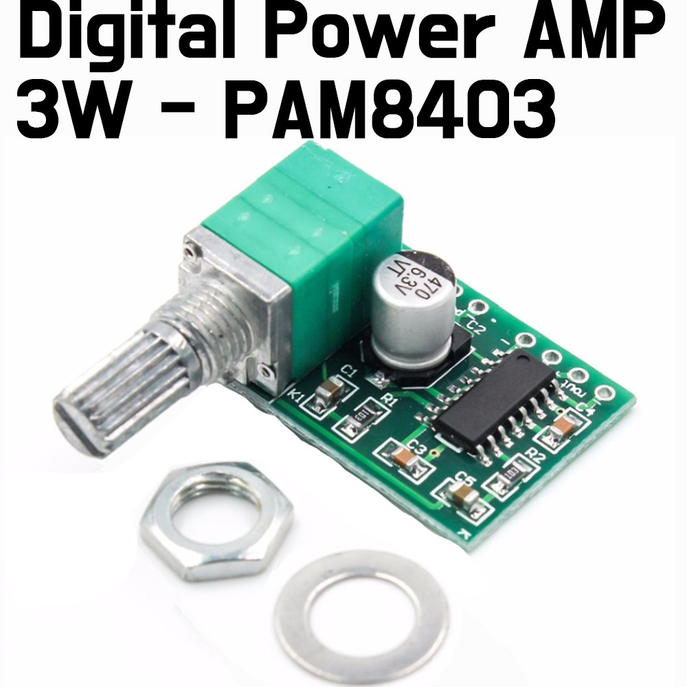 Audio Amplifier - PAM8403 Digital Power Amplifier - 3W - ePartners