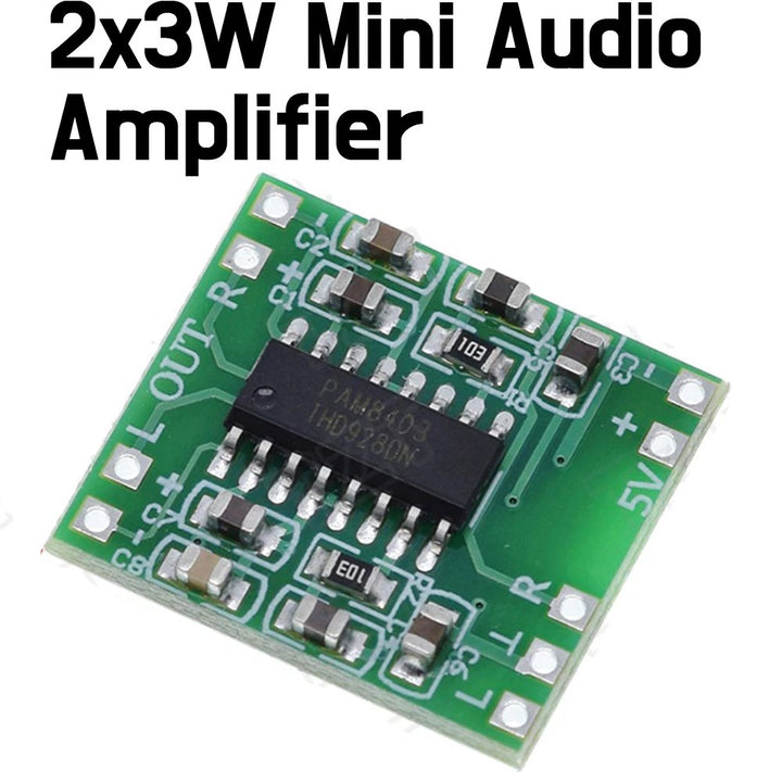 Audio Amplifier - PAM8403 Mini Audio Amplifier Board - 2x3W - ePartners