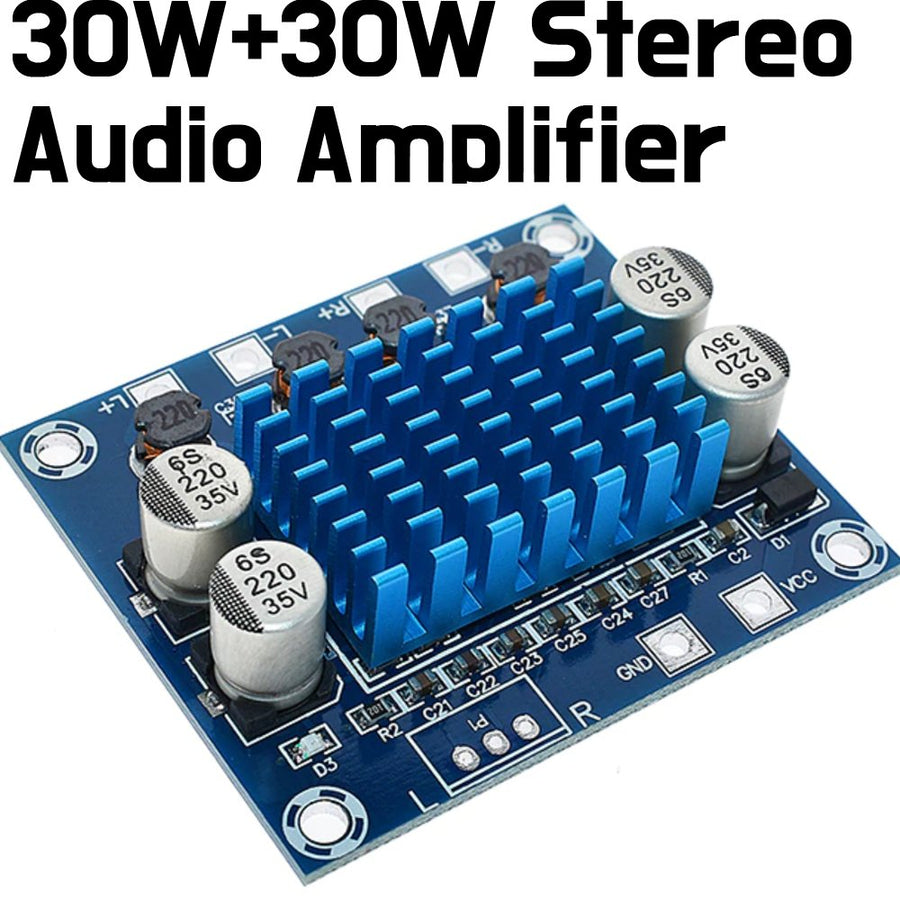 Audio Amplifier - Stereo Audio Amplifier Board - 30W+30W - ePartners