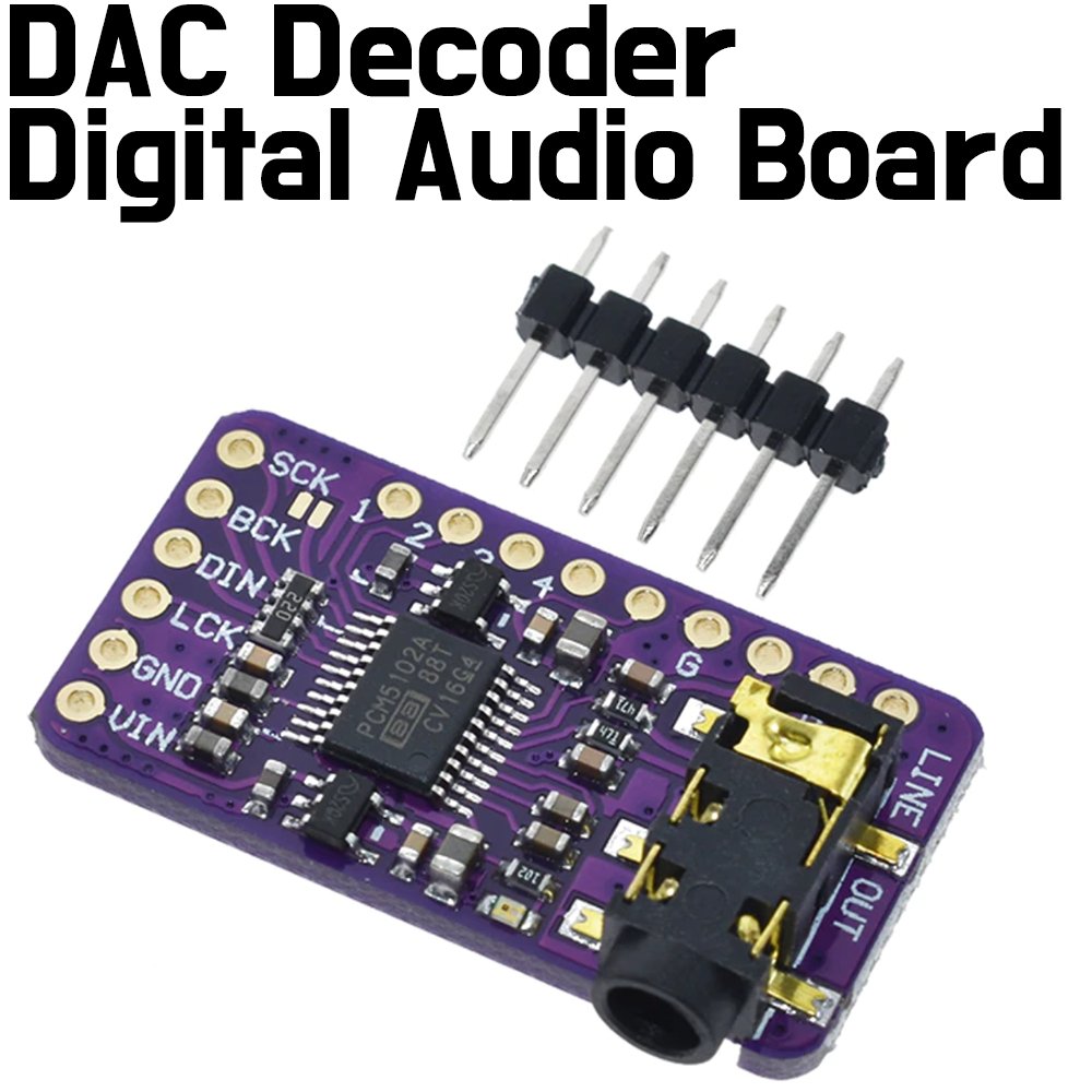 Audio DAC DecoderDigital PCM5102 Audio Board For Raspberry - ePartners