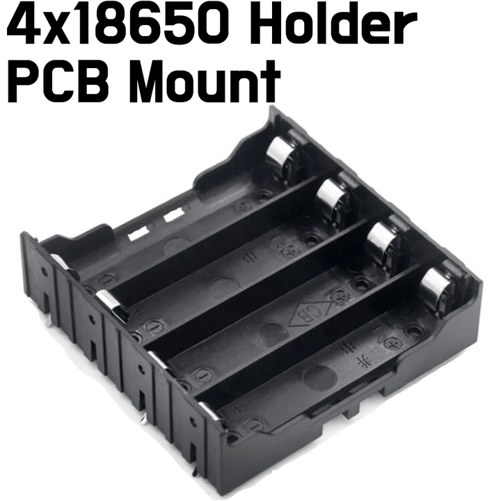 Battery Holder - 18650 Power Battery Storage Case Box - PCB Mount - ePartners