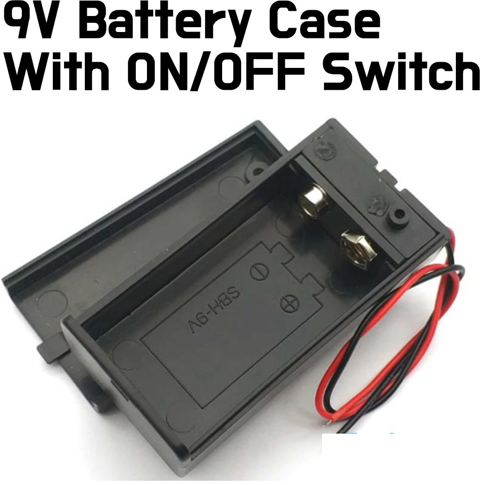 9V Battery Case With ON/OFF Switch | ePartners NZ