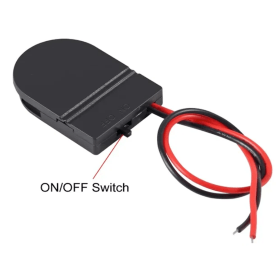 Battery Holder - CR2032 Coin Cell Battery Holder with On/Off Switch - One Cell Case - ePartners
