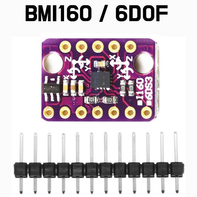 BMI160 6DOF 6 - axis angular velocity gyroscope + gravity acceleration sensor - ePartners