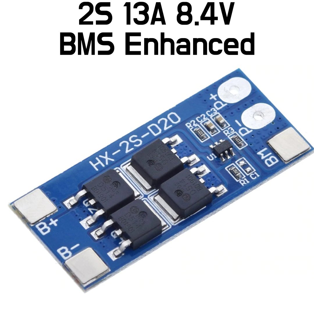 BMS - 2S 13A 8.4V Lithium Battery 18650 BMS Charger Protection Board - ePartners