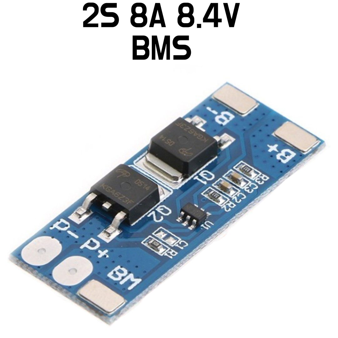 BMS - 2S 8A Li - ion 7.4v 8.4V 18650 BMS PCM 15A Peak Current Battery Protection Board - ePartners