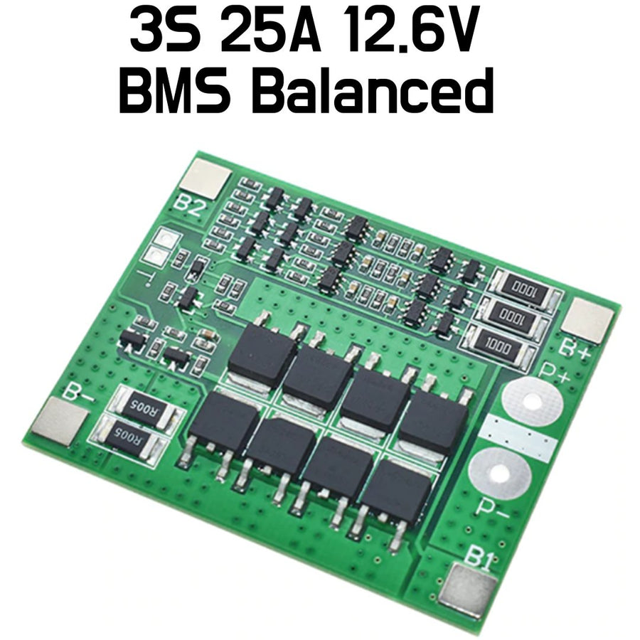 BMS. - 3S 25A Li - ion 18650 BMS PCM Battery Protection Board BMS PCM With Balance - ePartners