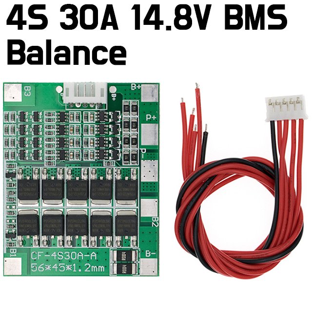 BMS - 4S 30A Lithium Battery 18650 BMS Charger Protection Board - ePartners