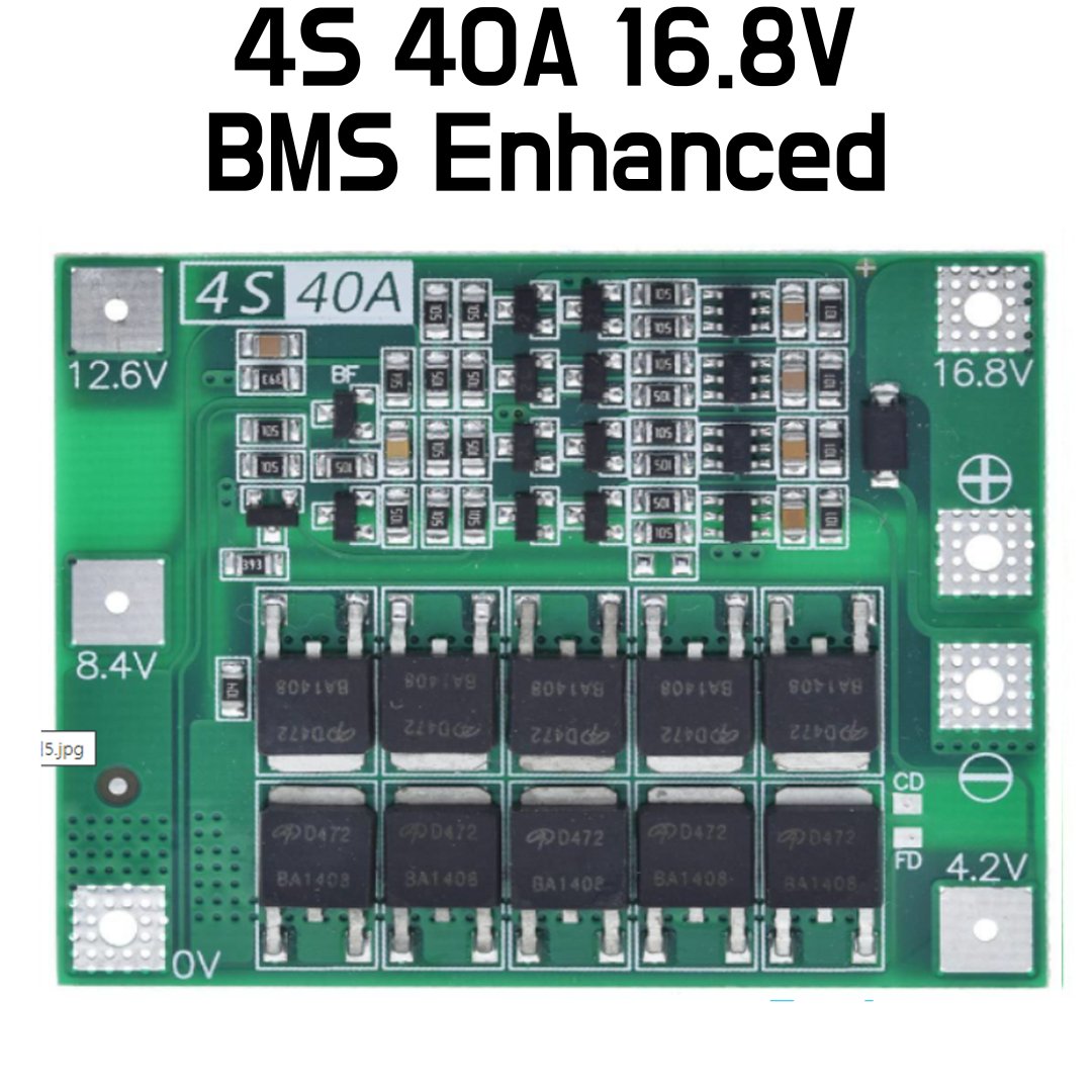 BMS - 4S 40A Li - ion Lithium Battery Protection Board 18650 Charger BMS - ePartners