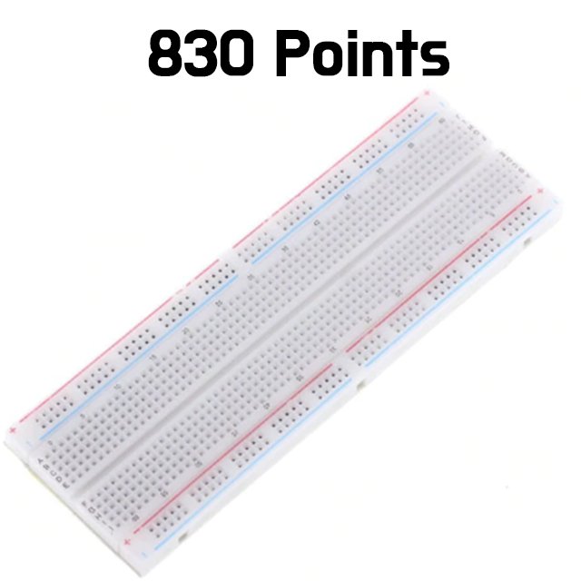 Breadboard 830 Point Solderless Universal Prototyping Board - ePartners