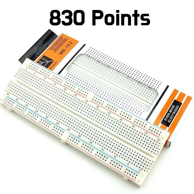 Breadboard 830 Point Solderless Universal test bread board MB102 MB - 102 - ePartners