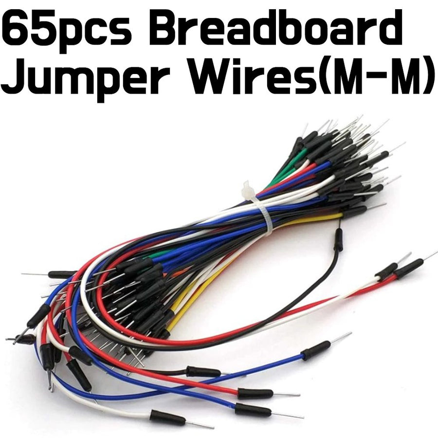 Breadboard Dupont Jumper Wires (M - M) - 65pcs - ePartners