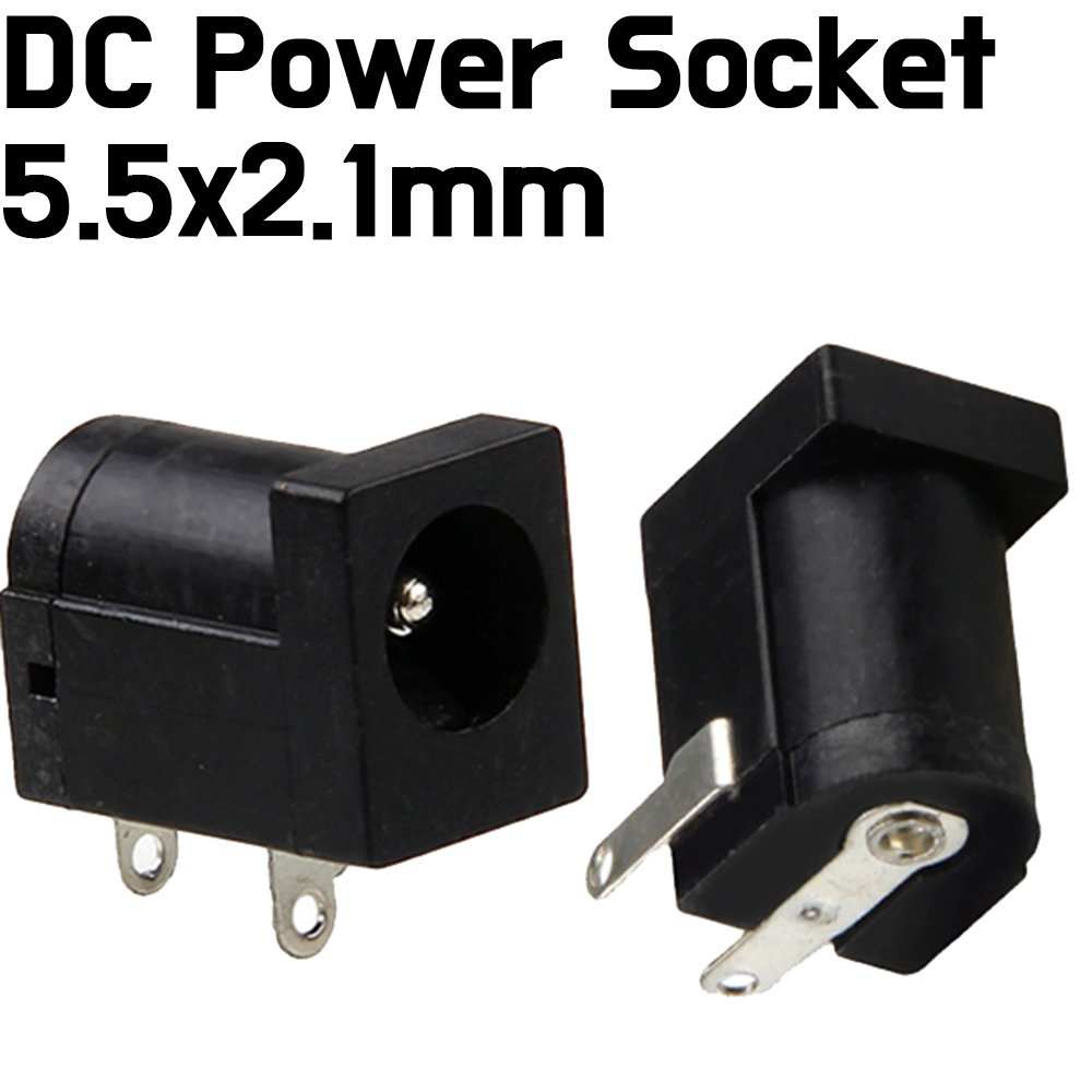 DC Power - PCB Mount 5.5 x 2.1 mm DC Power Jack Plug Socket - ePartners