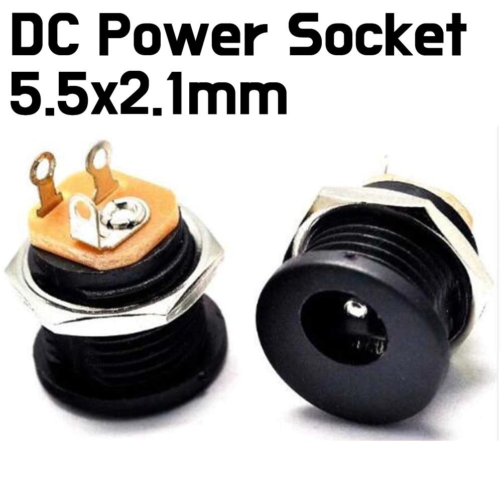 DC Power Socket 5.5x2.1mm 1pcs - ePartners