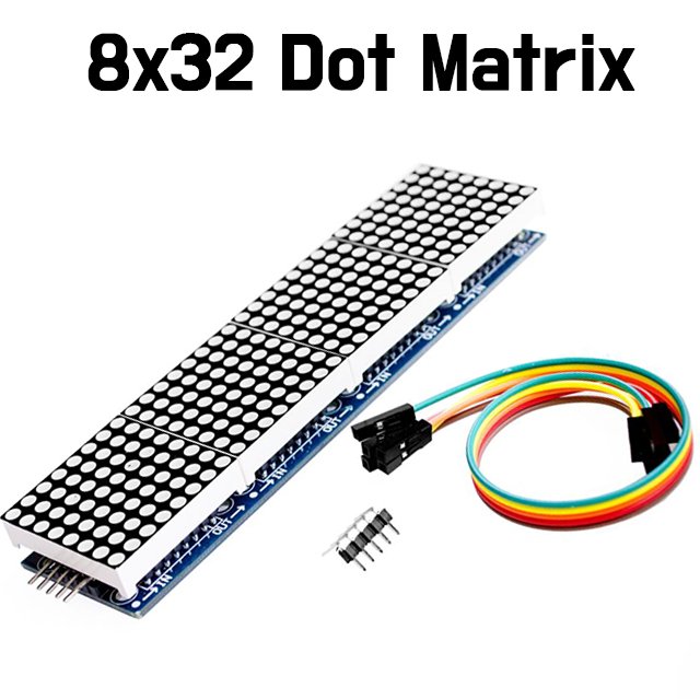 Dot Matrix Module MAX7219 Microcontroller 4 In One Display with 5P Line - ePartners