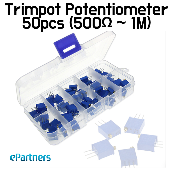 Trimpot Potentiometer Assortment Kit - Trimmer