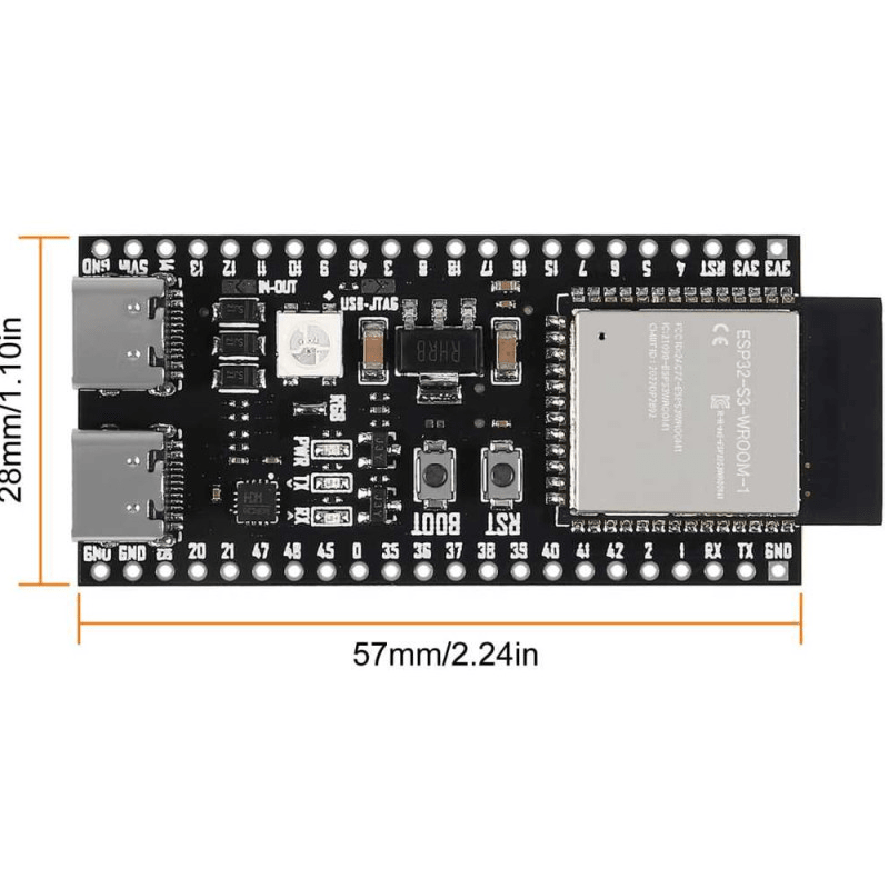 ESP32-S3 N16R8 Development Board with Antenna - ePartners