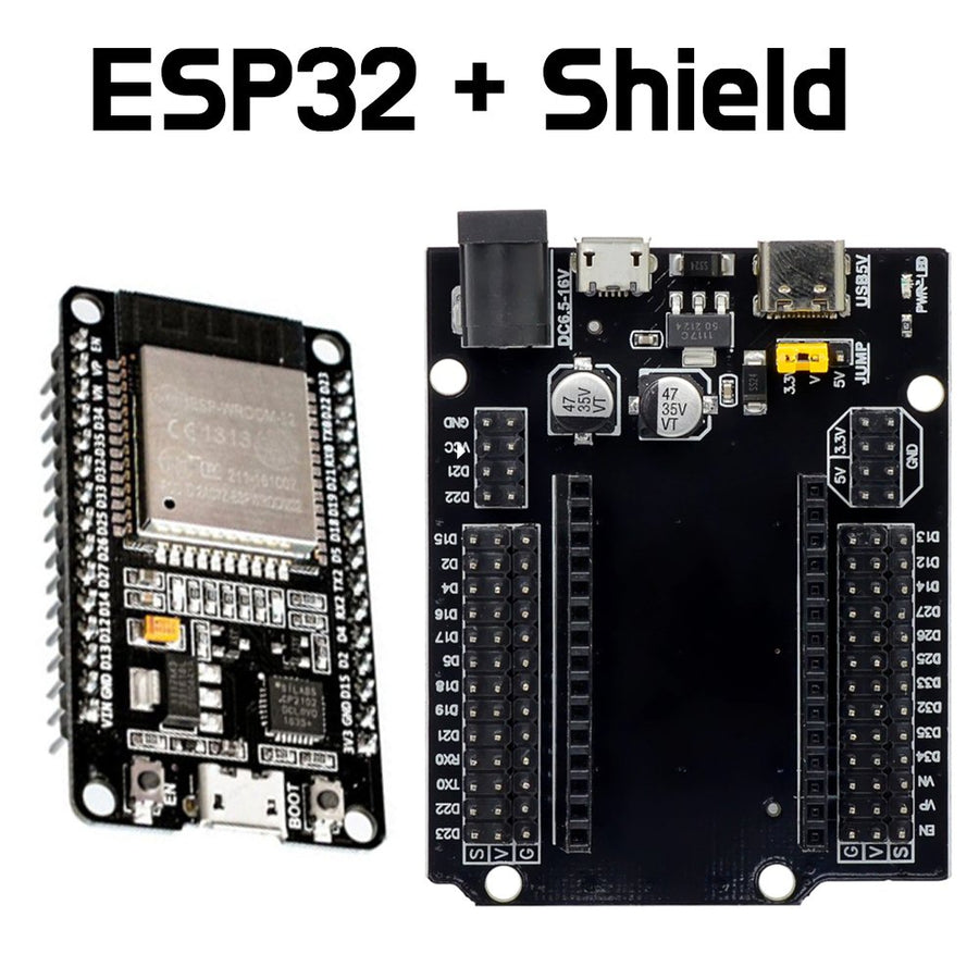 ESP32 + Shield and ESP32 Type C + Shield - ePartners