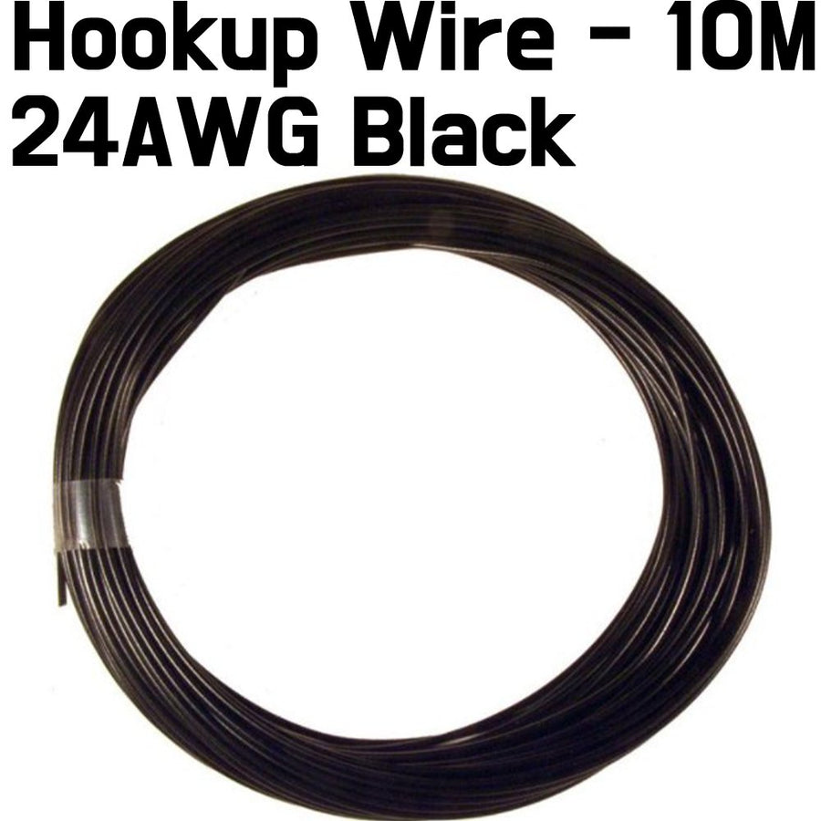 Hookup Wire Black - 10M 24AWG - ePartners