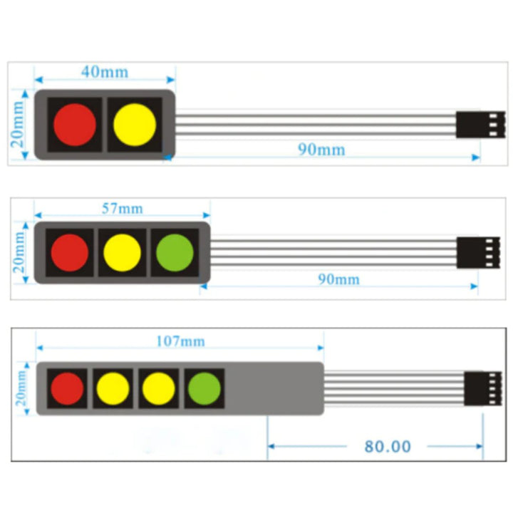 Keypad - 2 Key 1 x 2 Keypad Flat Membrane Matrix Switch - ePartners