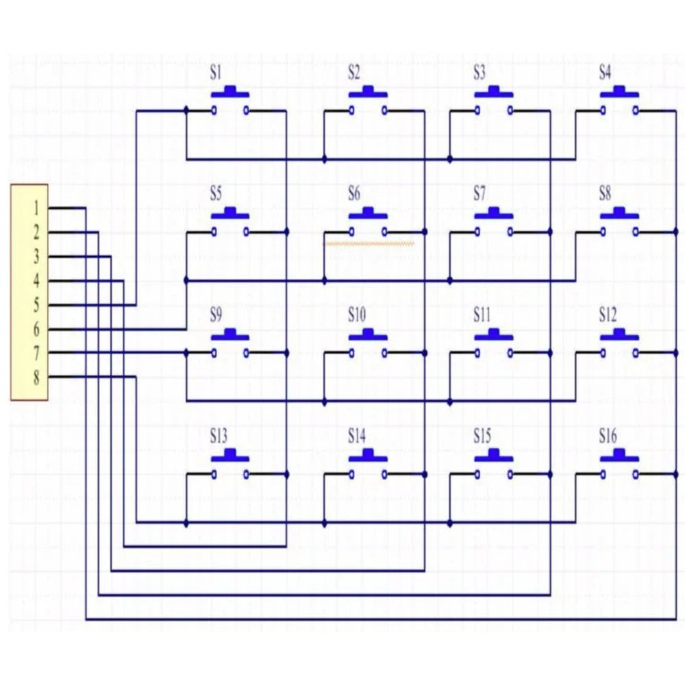 Keypad Keyboard Module 16 Button - 4x4 Matrix - ePartners