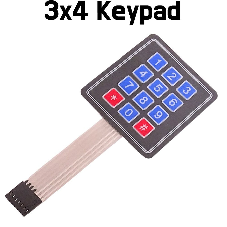 Keypad - Membrane Switch Keypad 12 Key 3 x 4 - ePartners