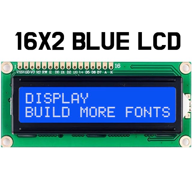 LCD - 1602 LCD Display HD44780 - Blue - ePartners