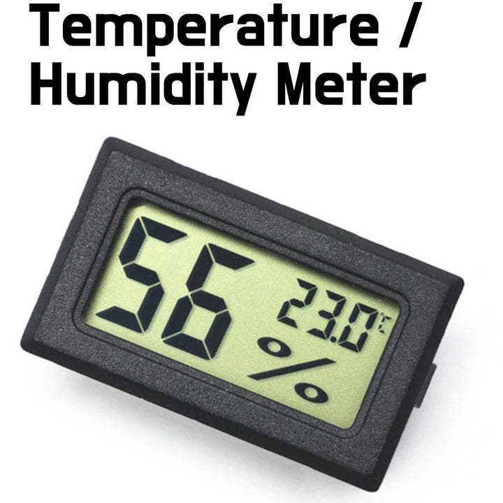 LCD Black Temperature, Hygrometer Thermometer Humidity sensor - ePartners