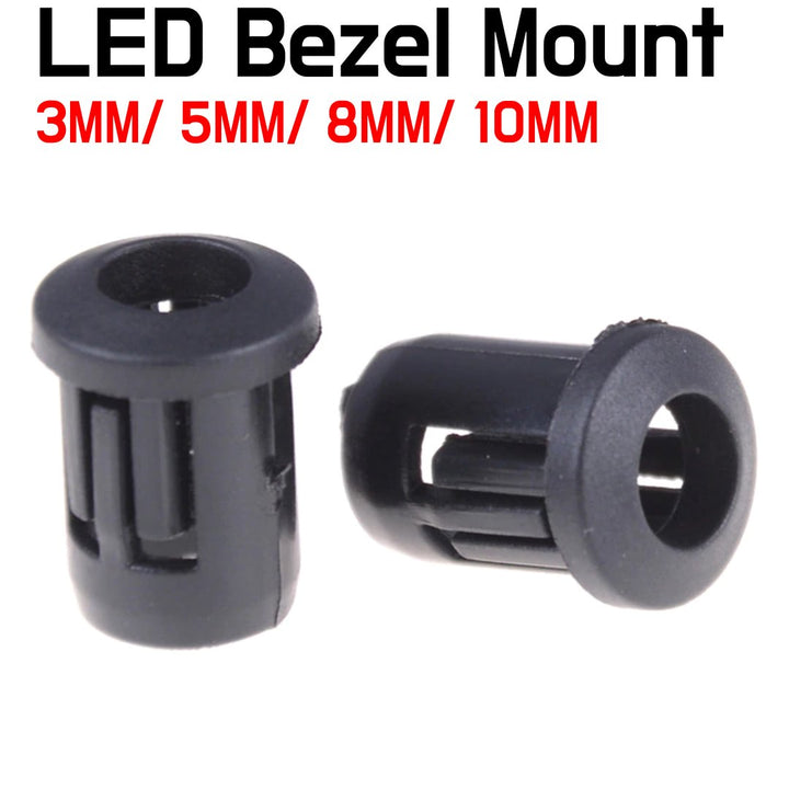 LED Clip Bezel Socket Mount 3MM/ 5MM. 8MM, 10MM - ePartners