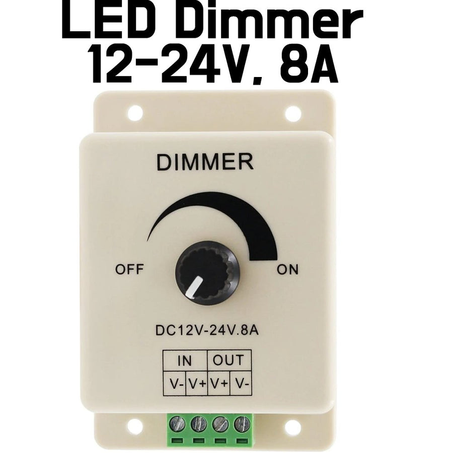 LED Dimmer Controller - 12V/ 24V - 8A - ePartners