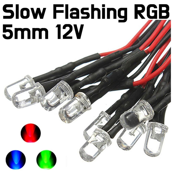 LED - Pre - Wired Flashing RGB LED - Slow & Fast - ePartners