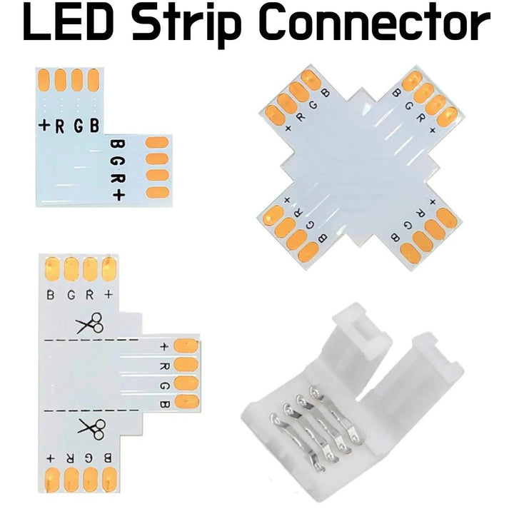 LED - RGB LED Strip Connector for WS2811 WS2812B WS2813 SK6812 5050 SMD - ePartners