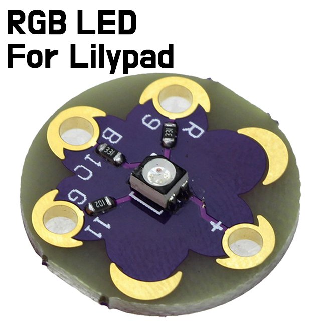 LilyPad Tri - Colour LED RGB Module LilyPad LED Module Smart Electronics - ePartners