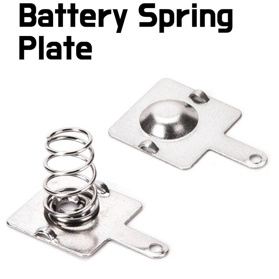 Metal Battery Spring Contact Plate Terminal - 10x9.2x8mm - ePartners