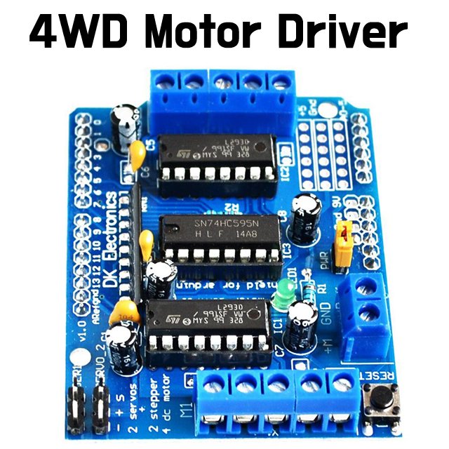 Motor Driver Shield - L293D motor control shield motor drive board 4WD - ePartners