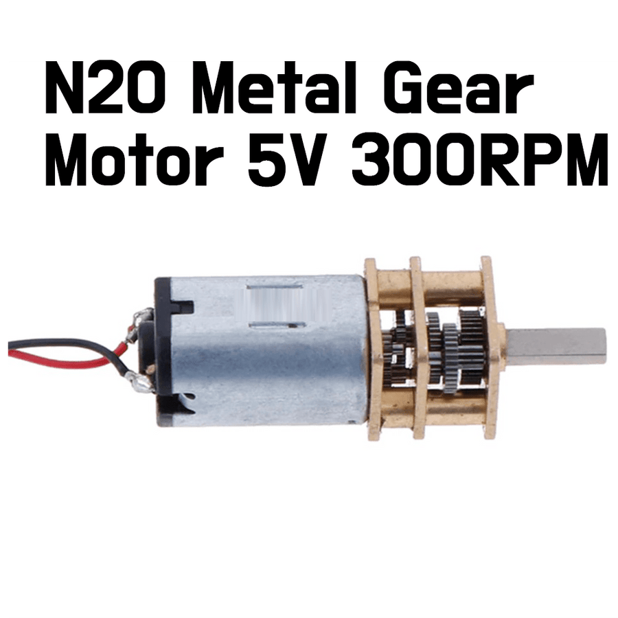 N20 DC 5V 300RPM Mini Metal Gear Motor - ePartners