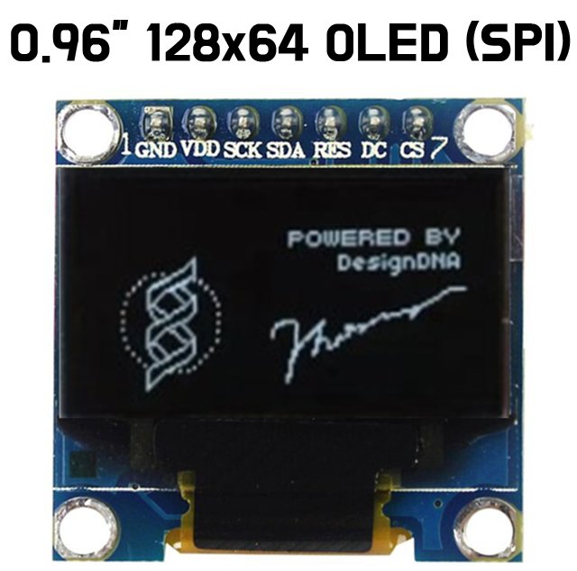 OLED (SPI) - 128X64 0.96 inch Display Module - ePartners