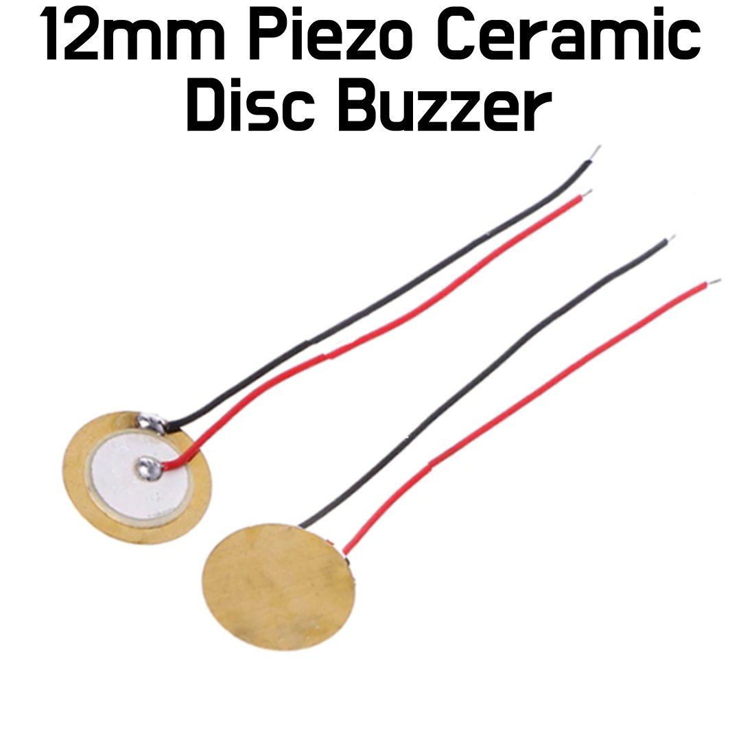 Piezo Buzzer - Piezo Ceramic Disc Buzzer 12mm - ePartners