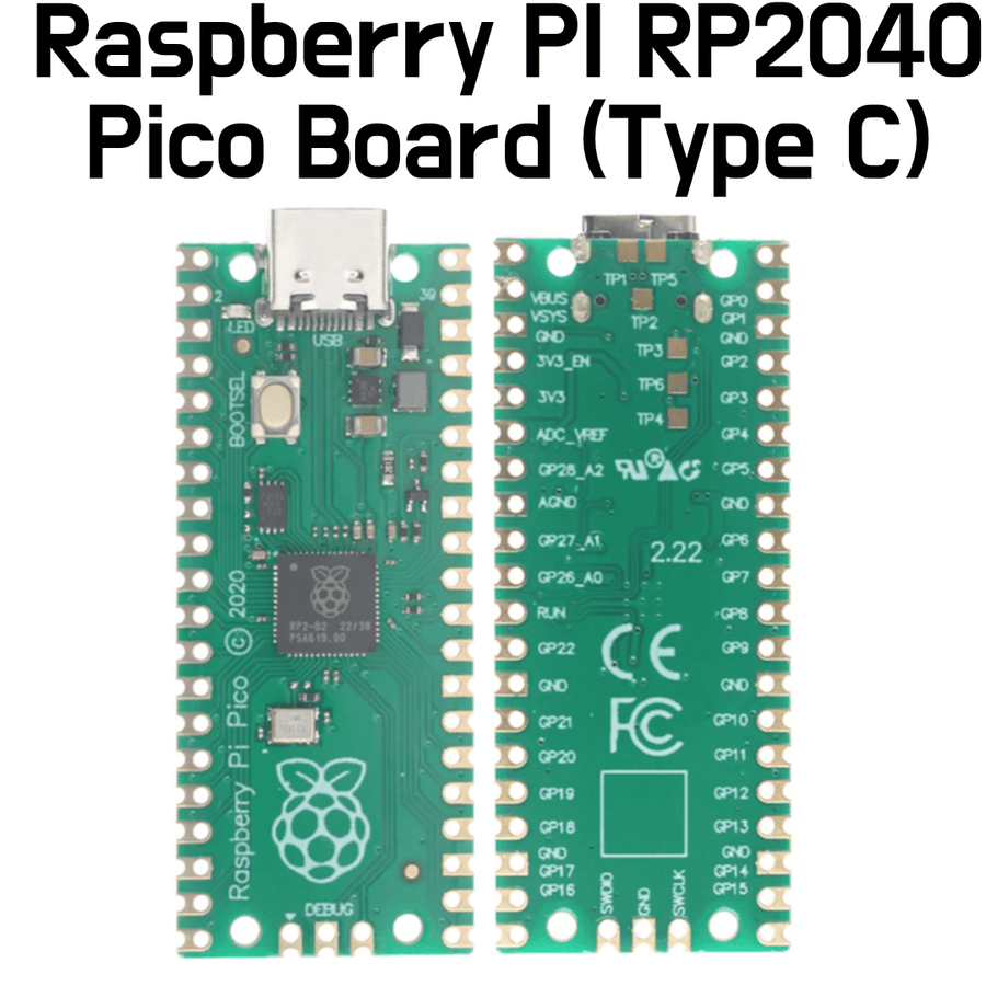 Raspberry Pi Pico Board RP2040 (Type C) - ePartners