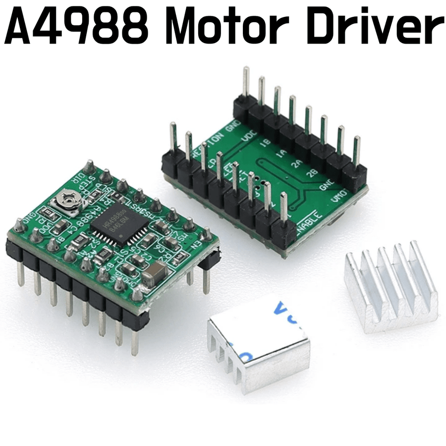 Stepper Motor Driver - A4988 Stepper Motor Driver Module with Heatsink - ePartners