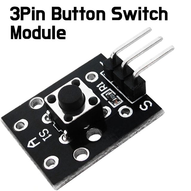 Tactile Push Button - 3pin Button Key Switch Sensor Module for Arduino KY - 004 - ePartners