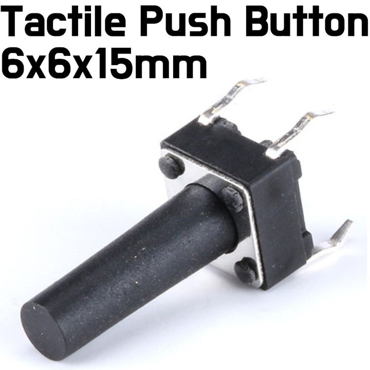 Tactile Switches Push Button - 6x6x15 mm - ePartners