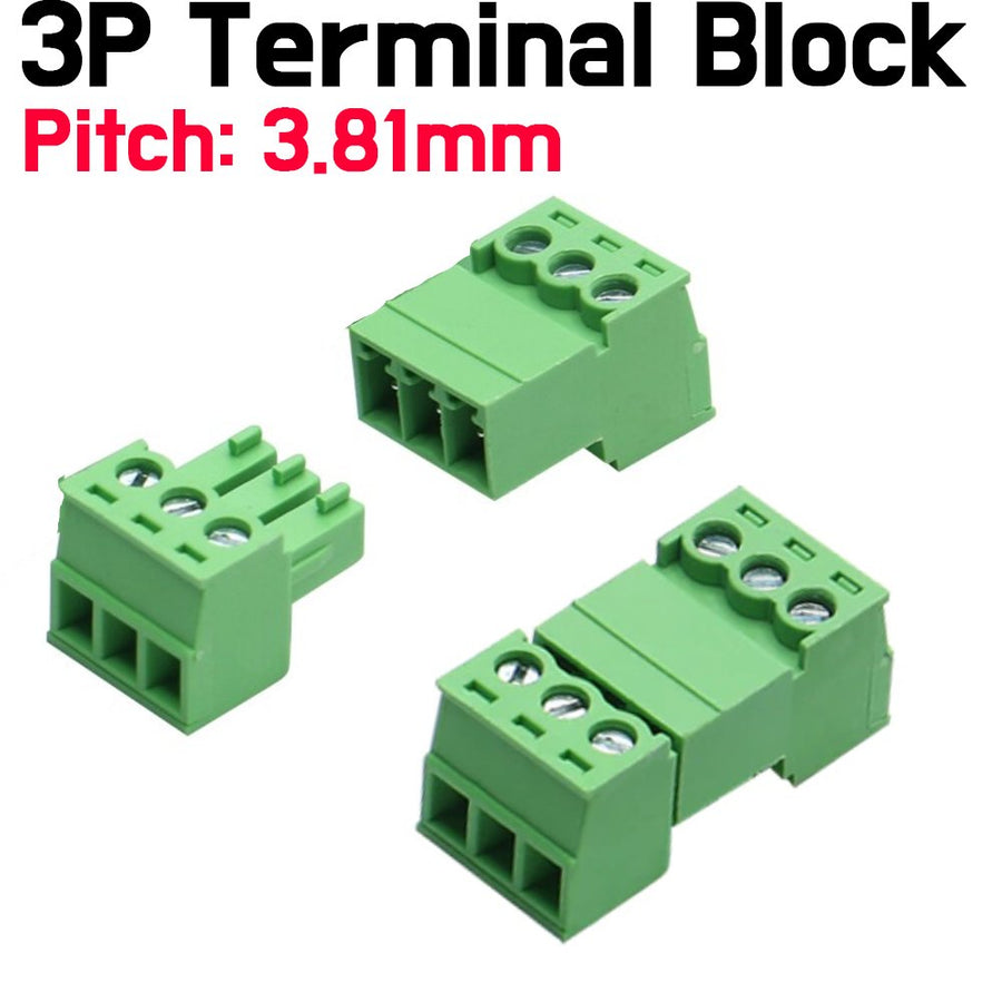 Terminal Block - 3 Pin (Male and Female) - ePartners