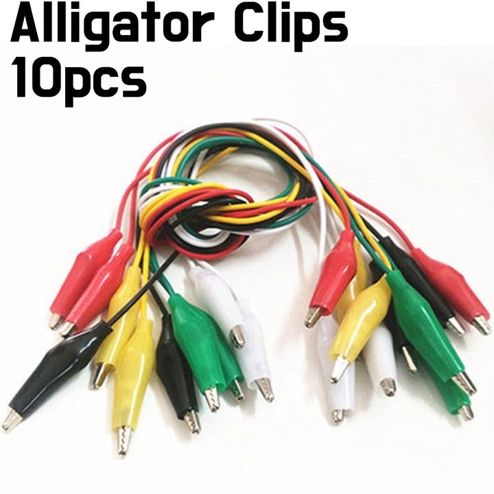 Test Leads - Alligator Clips 10pcs - DIY Test Leads Alligator Double - ended Crocodile 28mm - ePartners