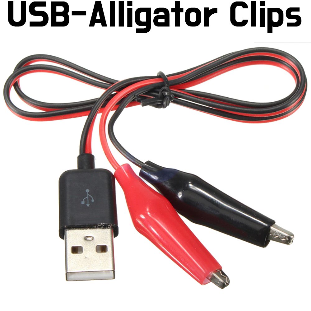 Test Leads - Alligator Test Clips Clamp to USB - ePartners