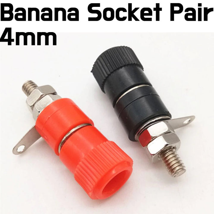 Test Leads - Banana Plug Socket Terminal Pair 4mm - ePartners