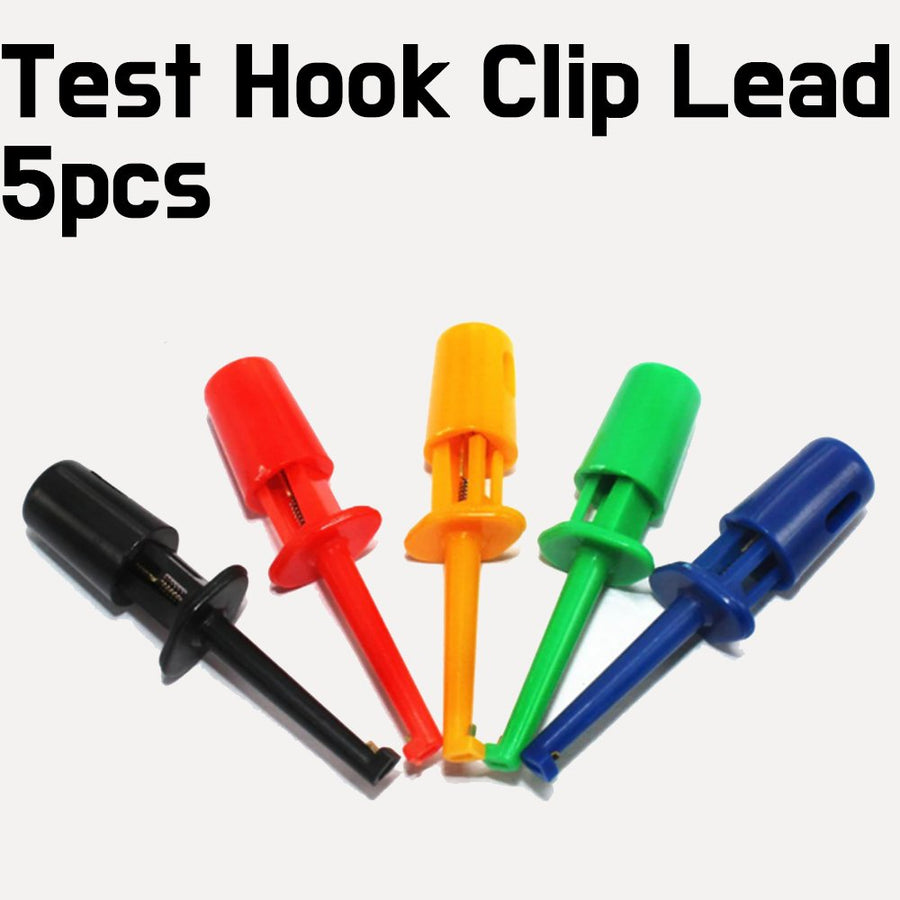 Test Leads - Test Hook Clip Grabbers Test Probe - 5 colours - ePartners